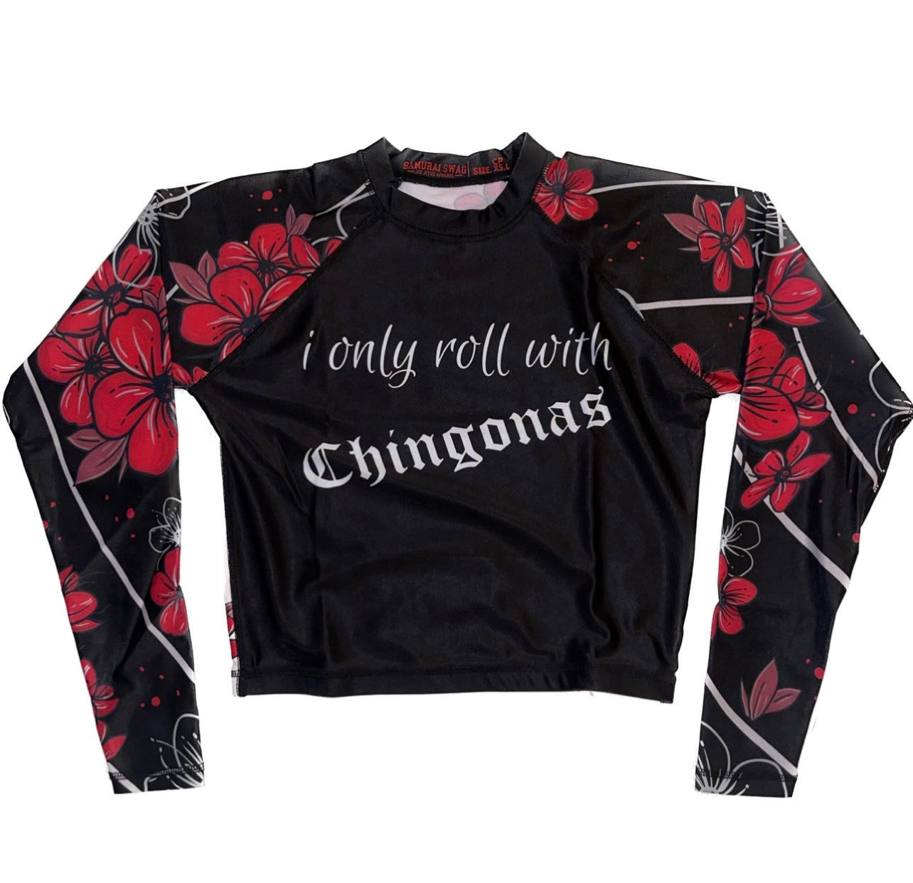 Chingonas Crop Top Rashguard