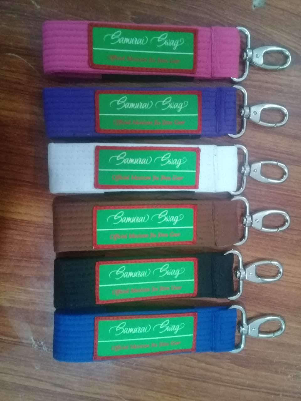 Ranked Jiu Jitsu Keychains