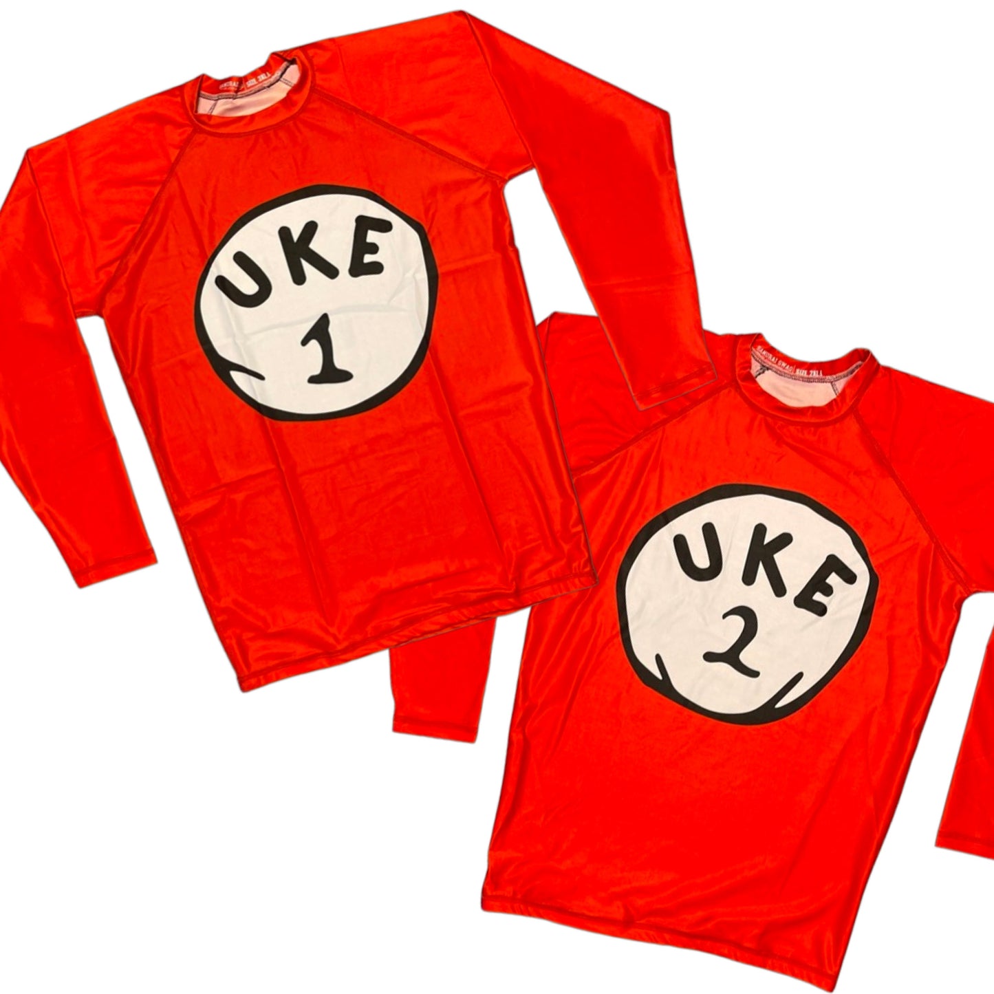 Uke 1 & Uke 2 Long Sleeve Rashguard SET