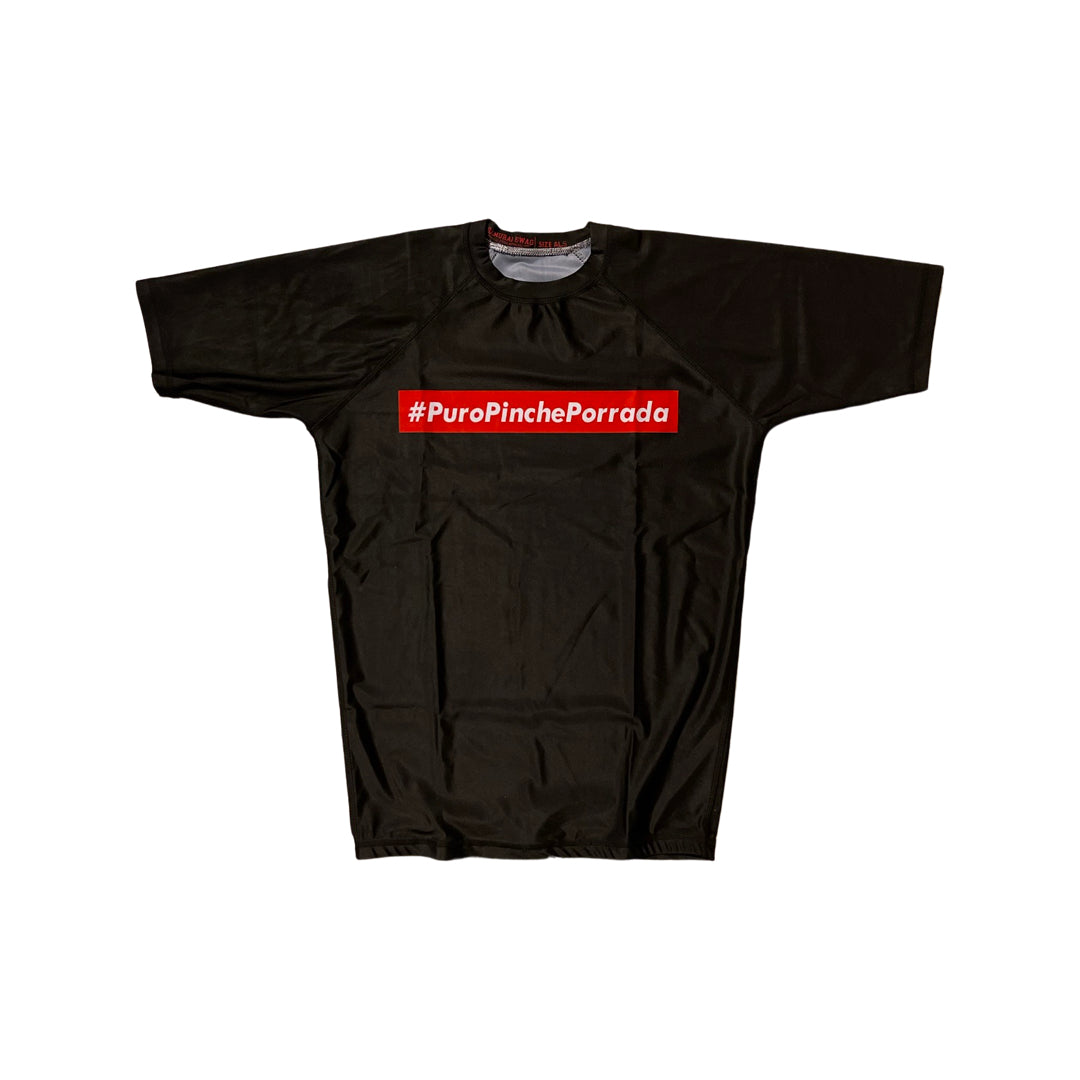 Puro Pinche Porrada Rashguard | Samurai Swag - BJJ and MMA rashguards, shorts and accessories made in Austin Texas