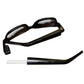 Crimson Smoke sunglasses with hidden storage
