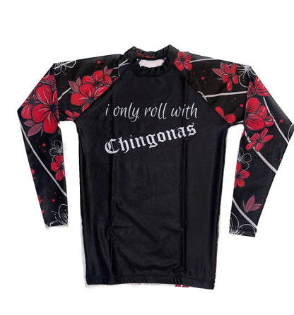 Chingonas Rashguard Long Sleeve Front Image