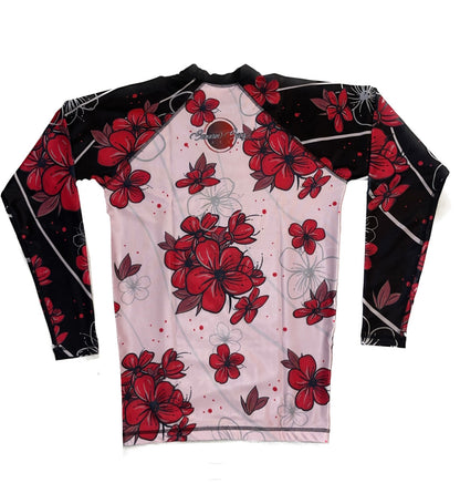 Back of Chingonas Rashguard