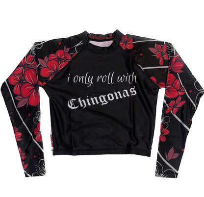 Chingonas Crop Top Rashguard