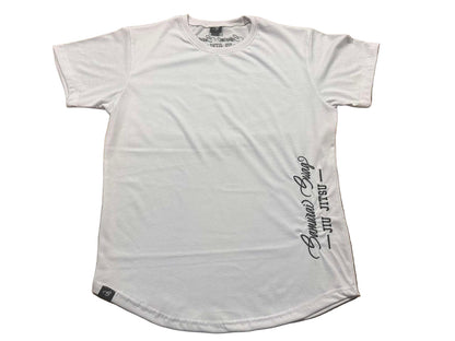 Samurai Swag Curved Hem Shirt