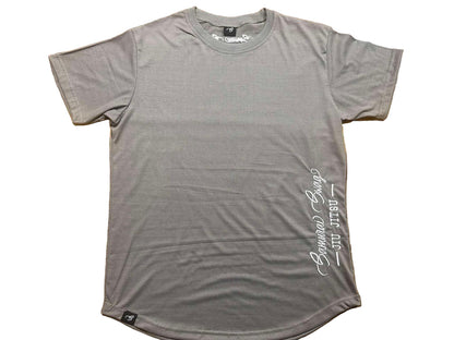 Samurai Swag Curved Hem Shirt