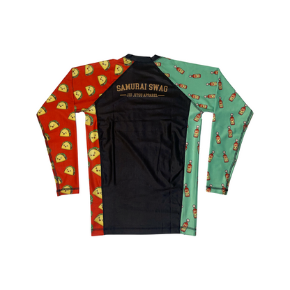 Will Grapple For Tacos Rashguard