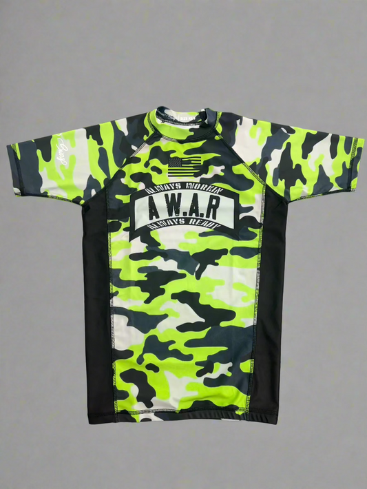 A.W.A.R. (Always Workin Always Ready) Camo Rashguard